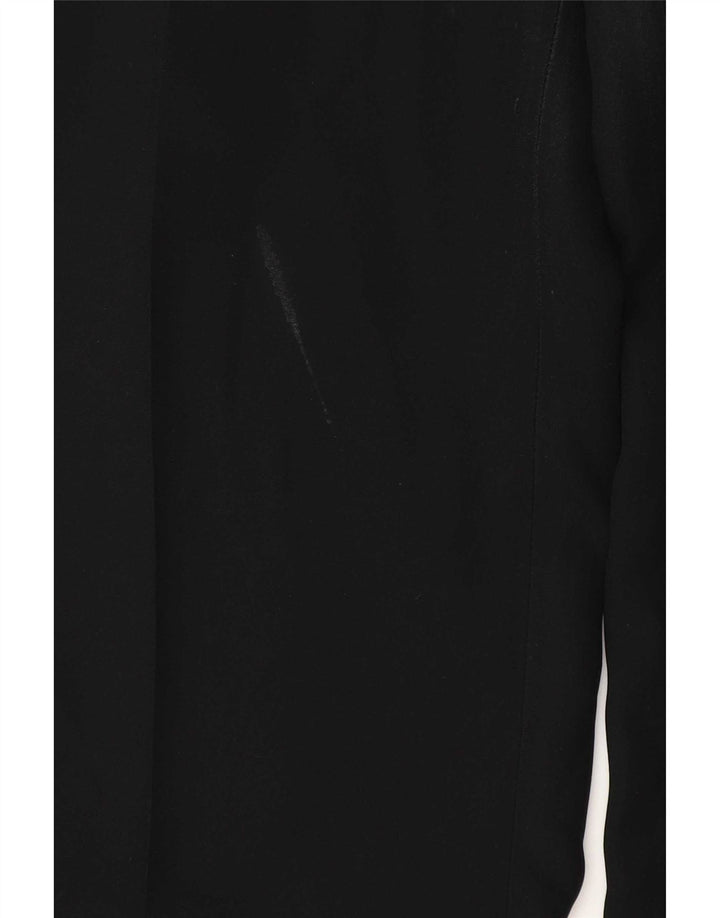 Damskie proste spodnie Zara EU 40 Medium W30 L35 Czarny poliester