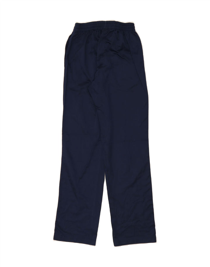 ASICS Mens Tracksuit Trousers Small  Navy Blue Polyester Vintage Asics and Second-Hand Asics from Messina Hembry 