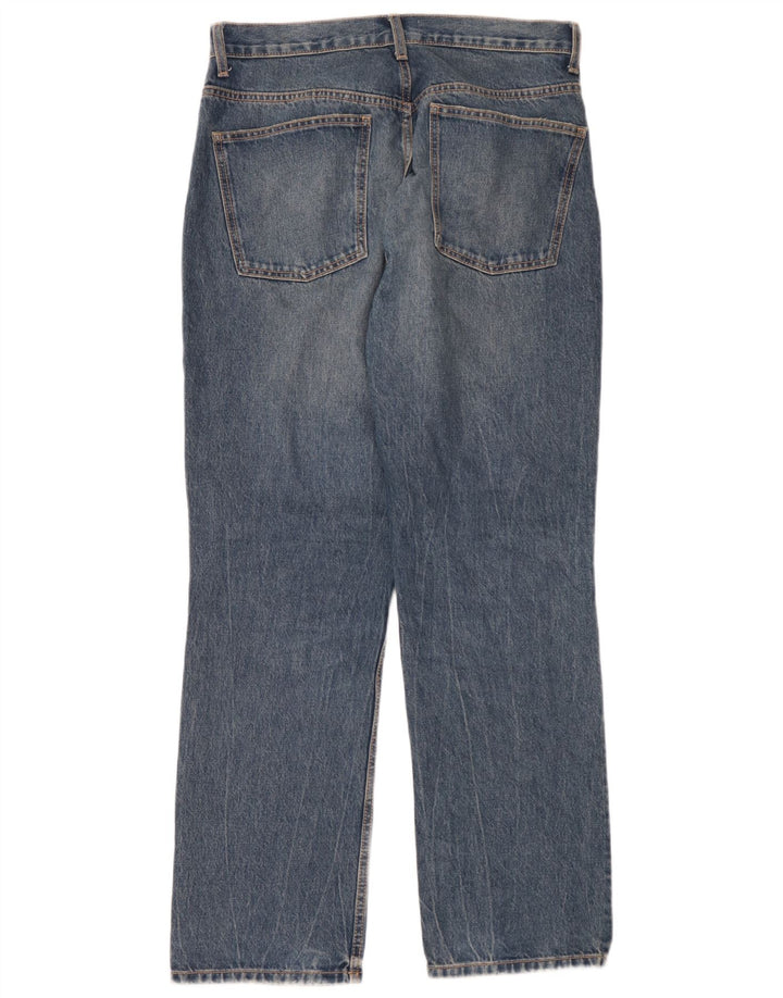 Damskie proste dżinsy Zara EU 44 XL W34 L32 Niebieskie