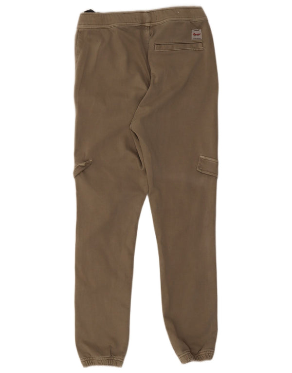 Męskie spodnie cargo Zara, małe, W30 L28, bawełna khaki