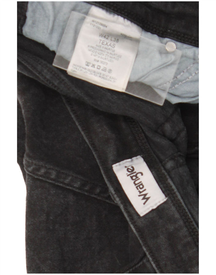 Męskie jeansy Wrangler Texas Straight W42 L36 czarne