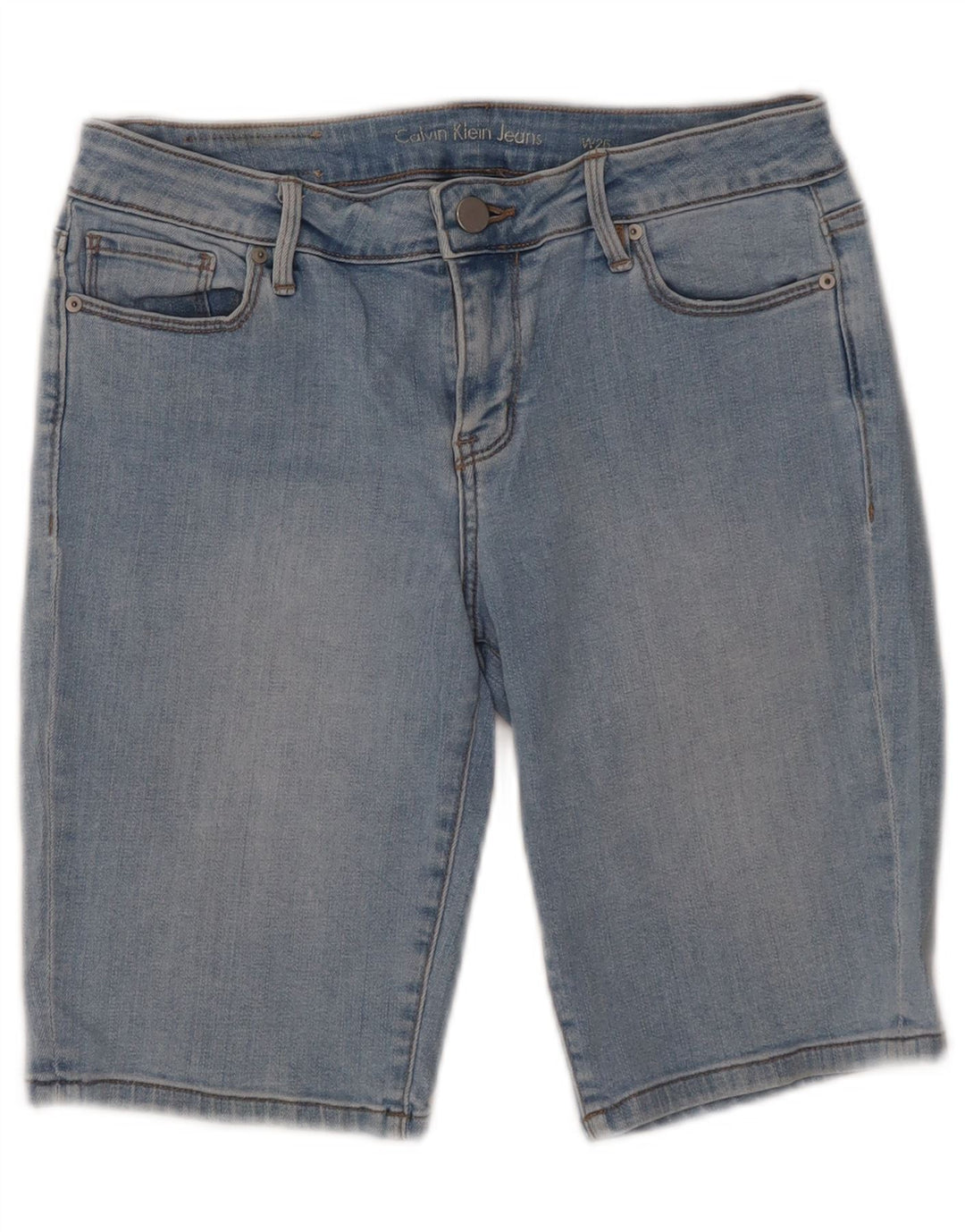 Damskie spodenki jeansowe CALVIN KLEIN W26 Small, niebieskie, bawełniane