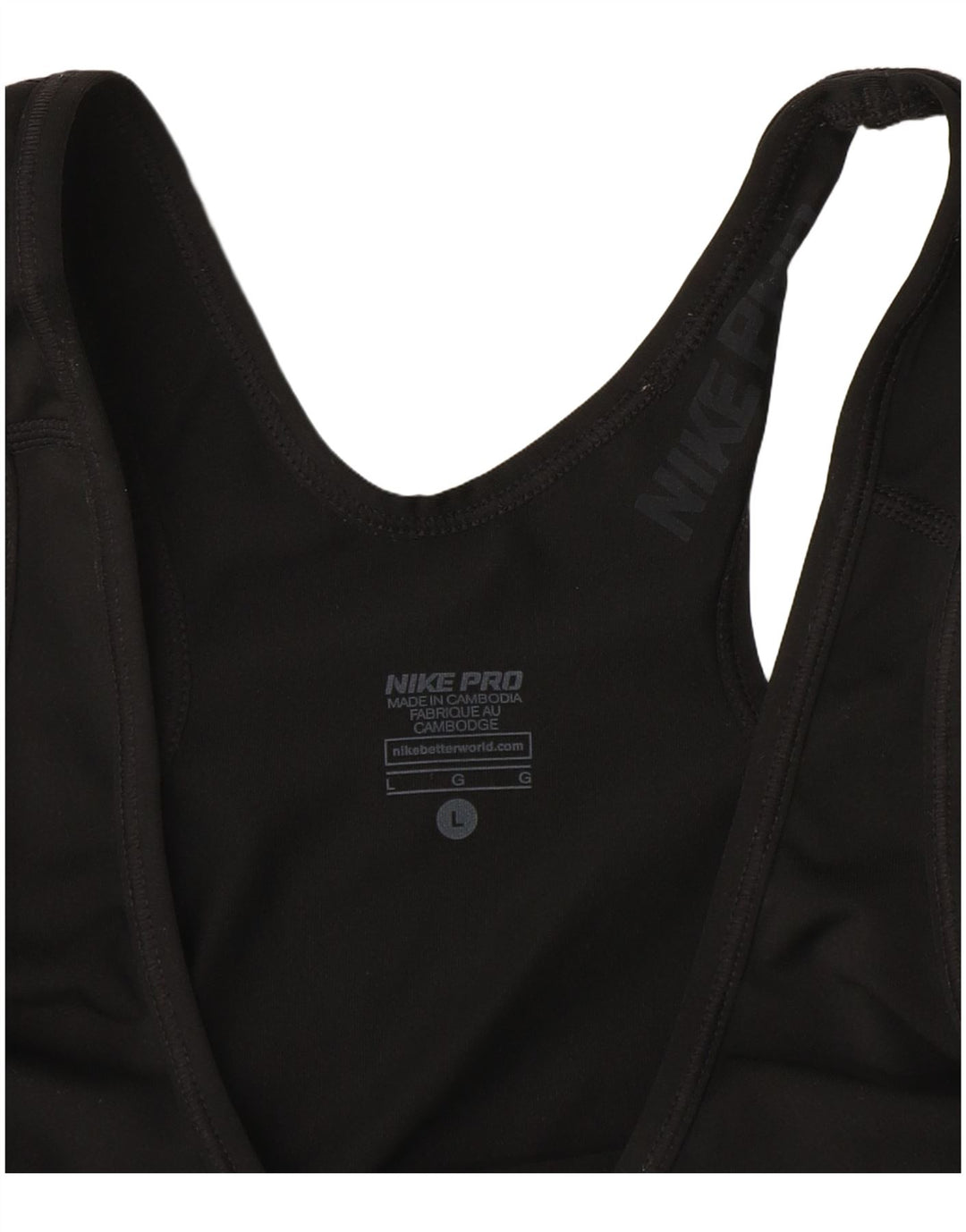 Damska kamizelka Nike Dri Fit Graphic Top UK 14, duża czarna