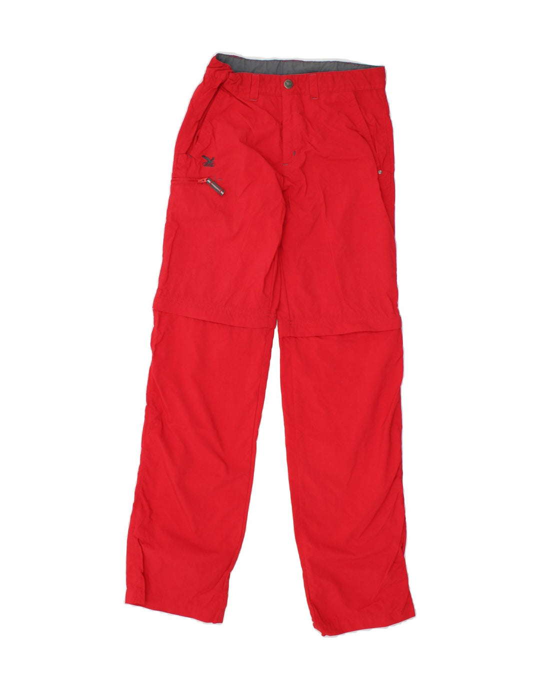 SALEWA Boys Straight Trousers 14-15 Years W30 L32 Red Polyester Vintage SALEWA and Second-Hand SALEWA from Messina Hembry 