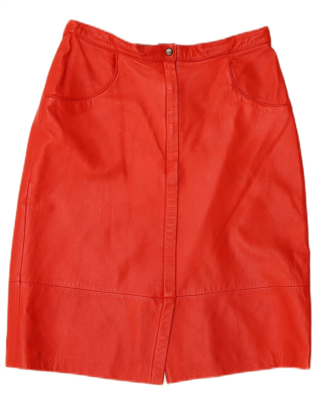 JEAN PIERRE MICHELET Damska spódnica z wysokim stanem EU 42, duża, W28, czerwona skóra