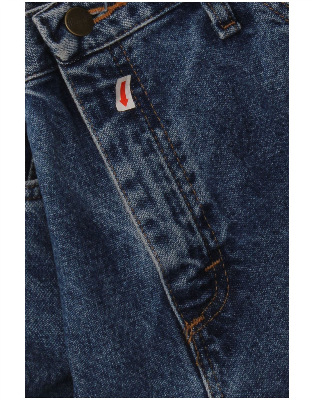 WRANGLER Męskie proste dżinsy W34 L34 Niebieskie, bawełniane