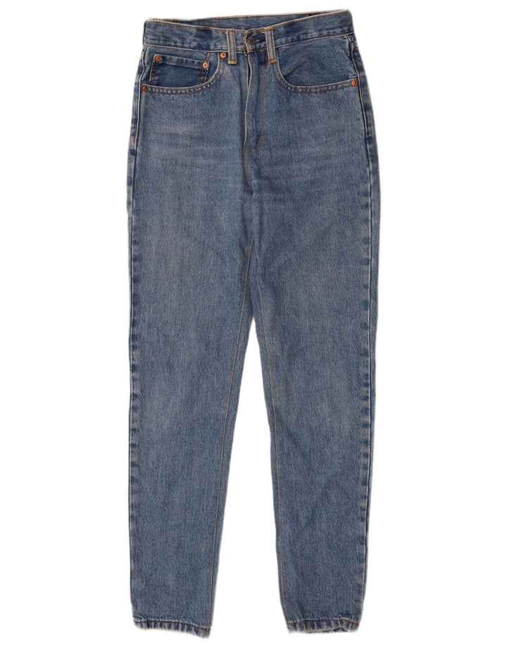 Damskie jeansy Levi's 550 Tapered W28 L30 Niebieskie bawełniane