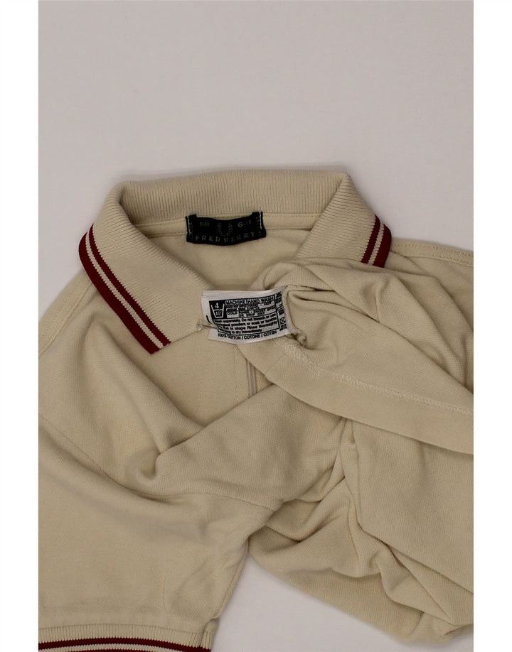 Chłopięca koszulka polo Fred Perry, 5-6 lat, żółta, bawełniana