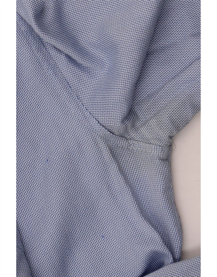 Koszula męska Zara Slim Fit, mała, niebieska, bawełniana w cętki