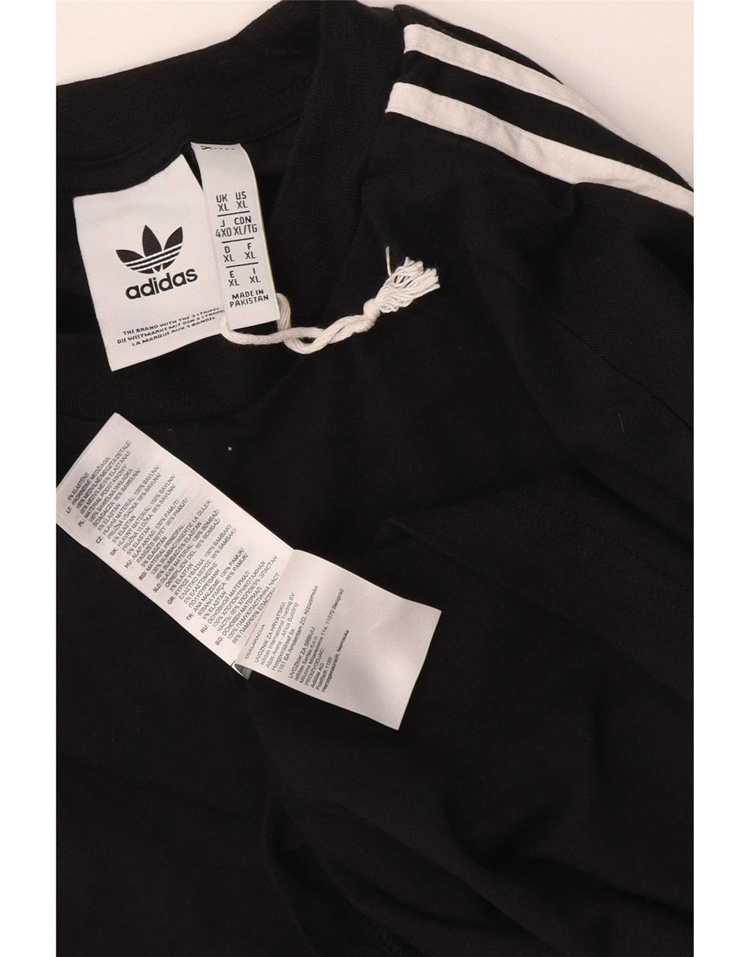 Adidas Męska Koszulka Z Długim Rękawem XL Czarna Bawełna