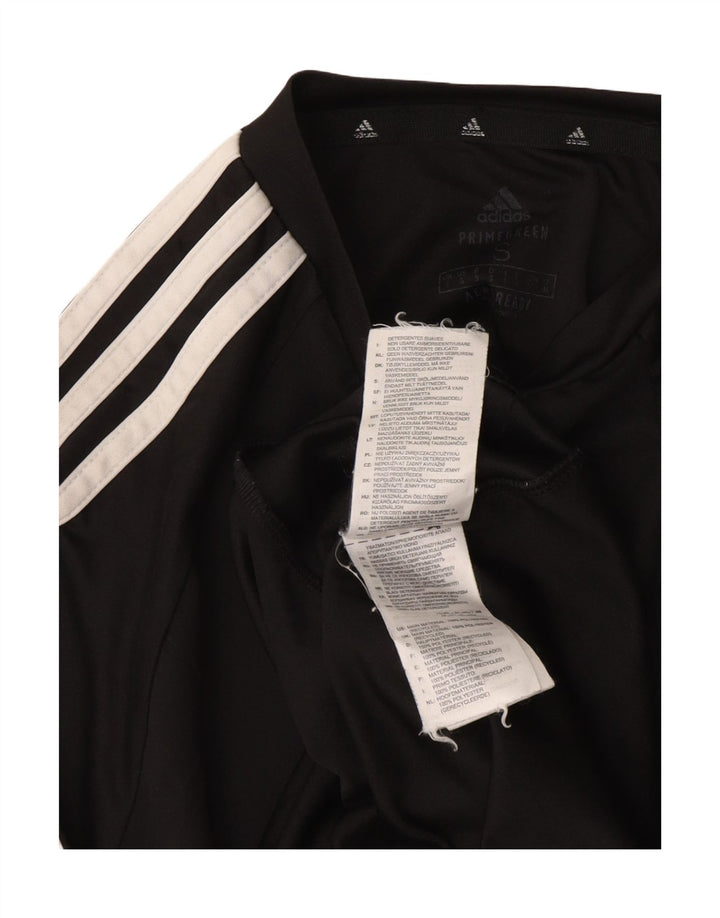 Męska koszulka z grafiką Adidas Aeroready Top, mała, czarna, z poliestru