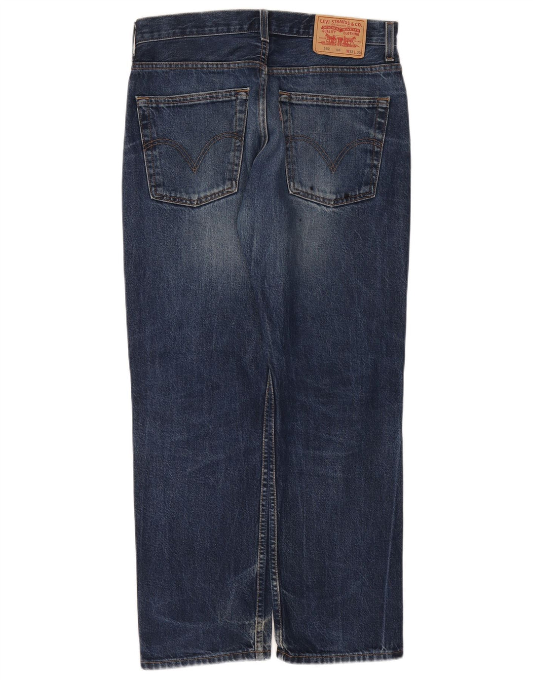 Męskie jeansy Levi's 582 Straight W32 L30 Niebieskie bawełniane