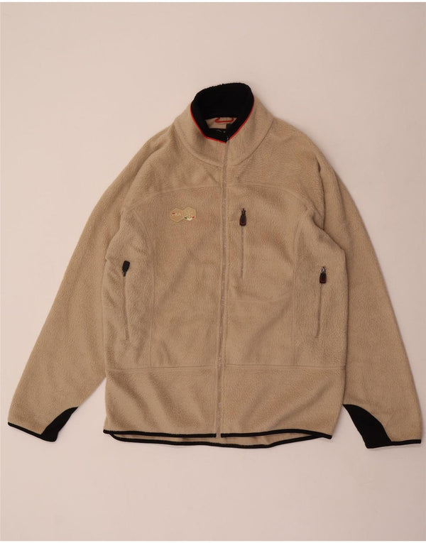 Męska kurtka polarowa Fila UK 44 2XL Beżowy poliester