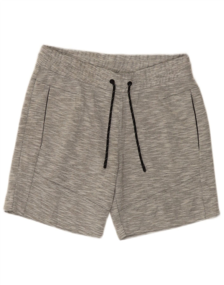 Męskie spodenki sportowe Jack & Jones, średnioszary, nakrapiany poliester