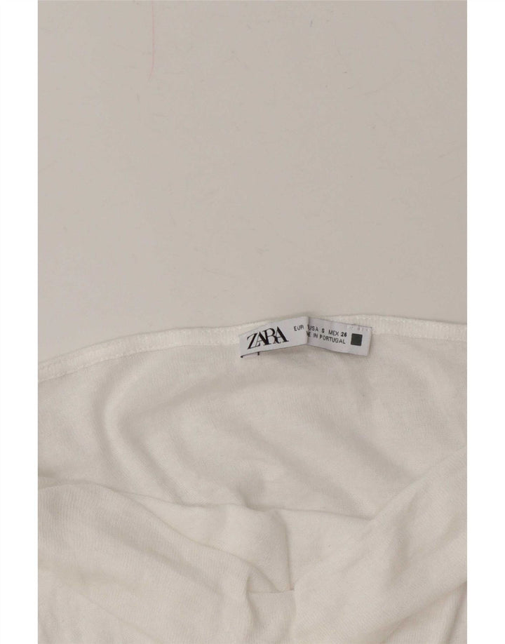 Bluzka damska Zara Top UK 10 Small White