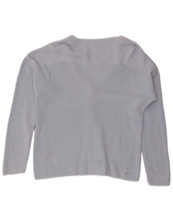 Sweter damski Tommy Hilfiger UK 14, średni niebieski, bawełniany
