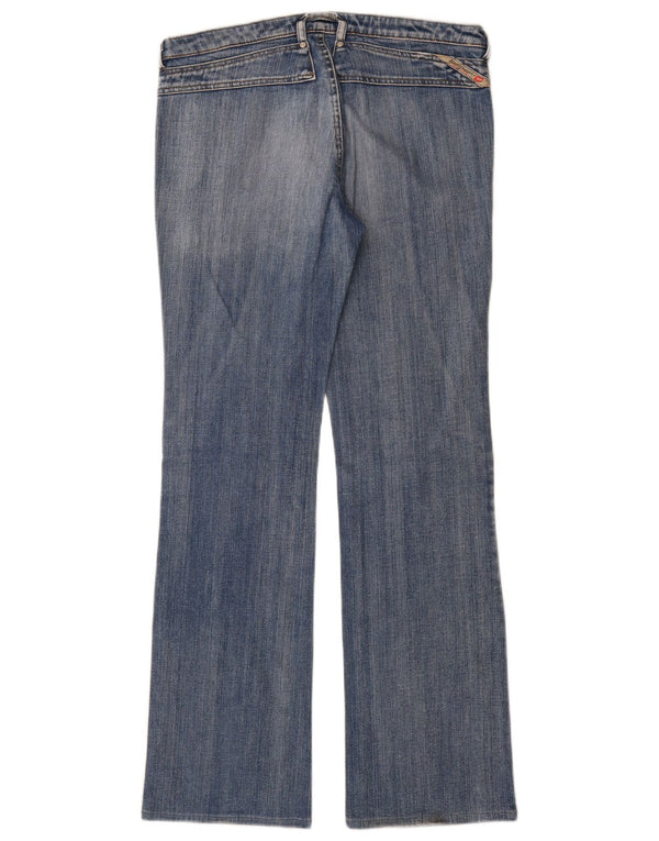 DIESEL Damskie jeansy Bootcut W31 L33 Niebieskie bawełniane