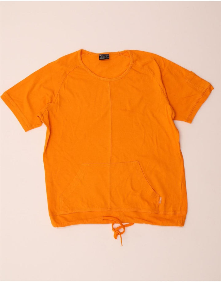 CHAMPION Womens Blouse Top UK 18 XL Orange Cotton Vintage Champion and Second-Hand Champion from Messina Hembry 