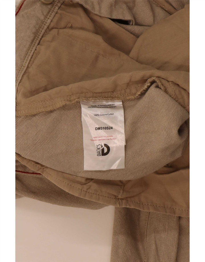 Męskie spodenki cargo Dack IT 48 Medium W32 Beżowa bawełna