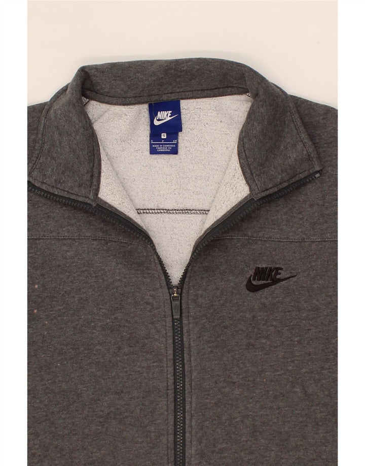NIKE Mens Tracksuit Top Jacket Small Grey Cotton Vintage Nike and Second-Hand Nike from Messina Hembry 