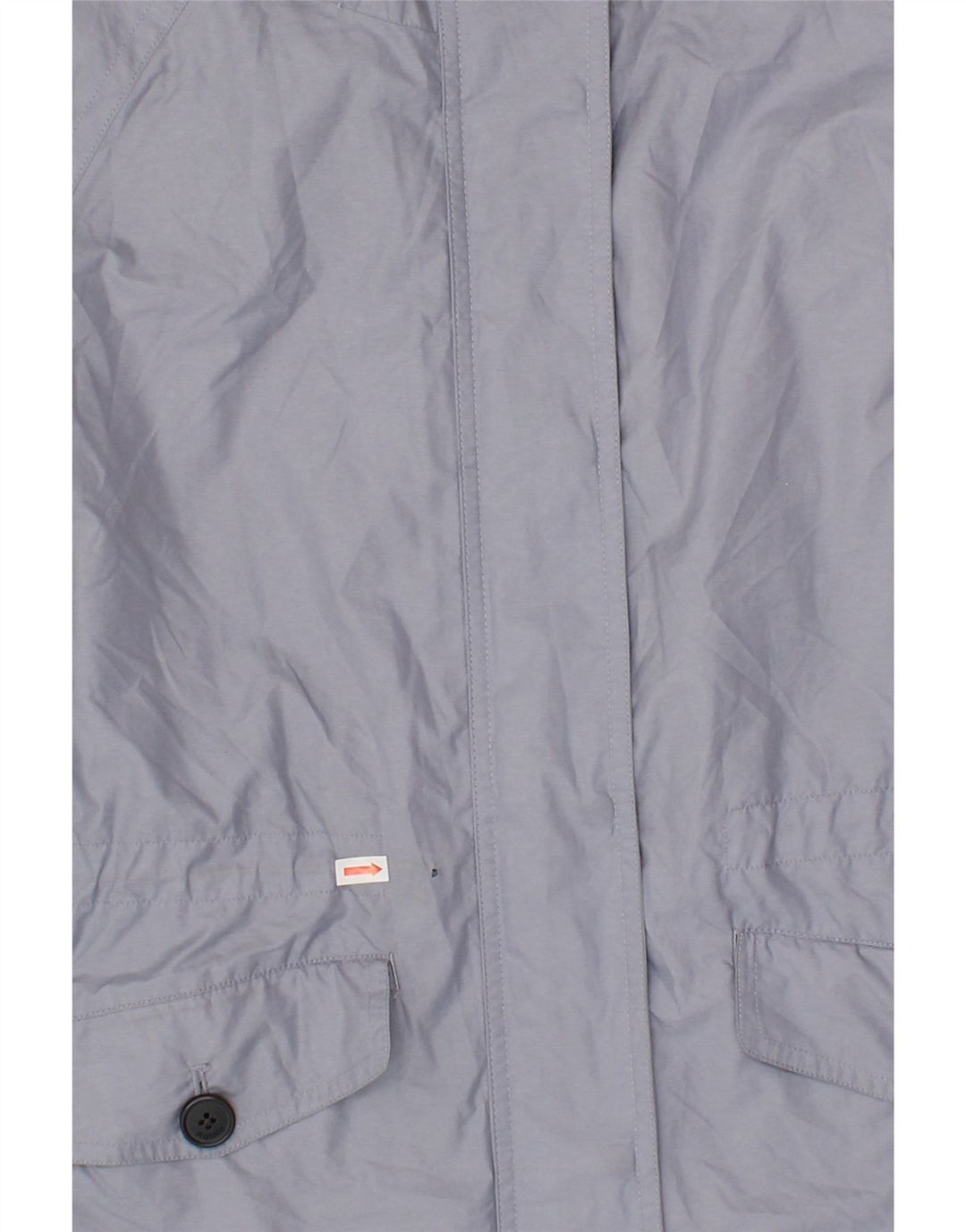 ROHAN Womens Hooded Rain Jacket UK 14 Medium Grey Polyester Vintage Rohan and Second-Hand Rohan from Messina Hembry 