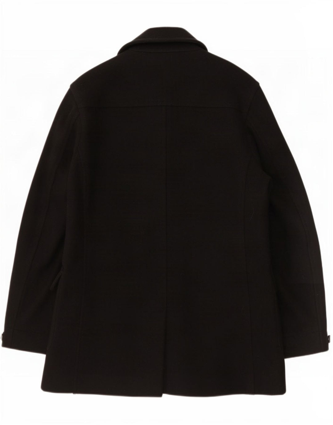 Płaszcz męski Calvin Klein Jeans Pea Coat UK 40, duży, czarny, wełniany