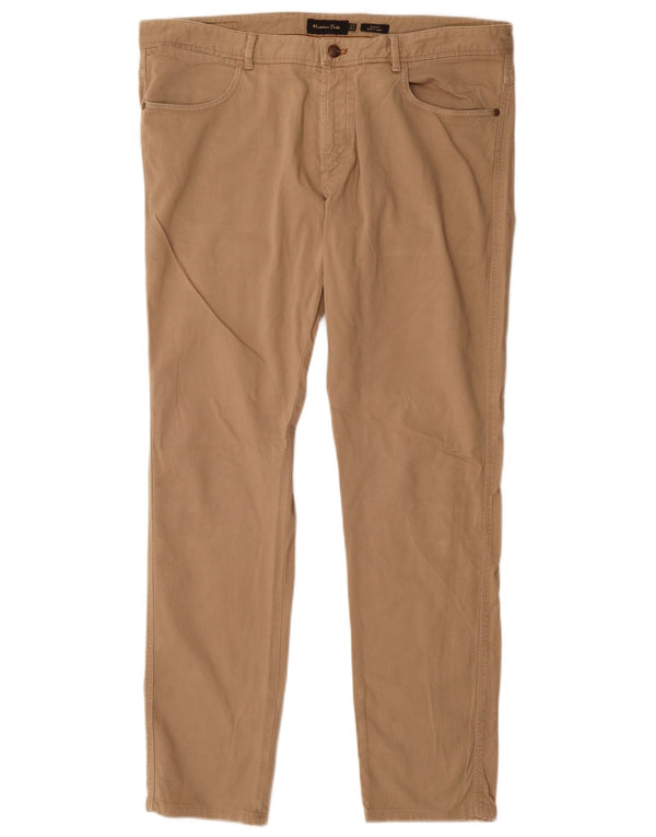 Spodnie męskie Massimo Dutti Slim Fit EU 46 XL W36 L32 Beżowe
