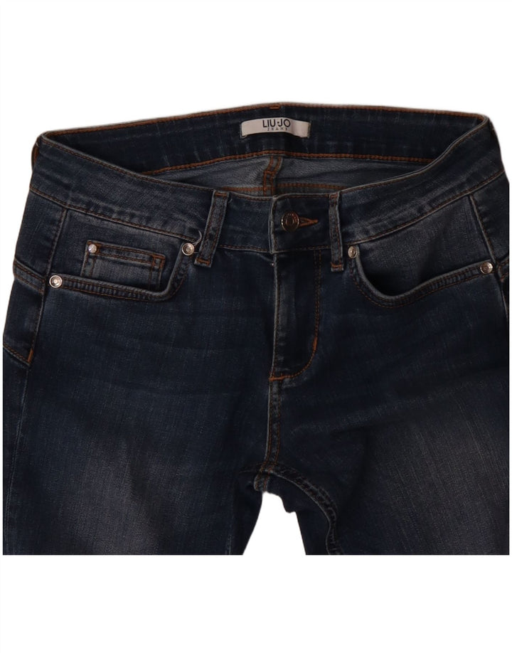 Damskie jeansy Liu Jo W30 L30 Niebieskie