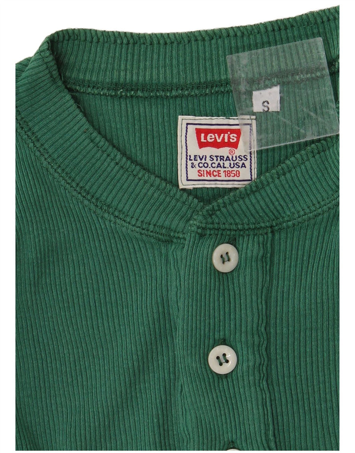Męski T-shirt LEVI'S, mały, zielony