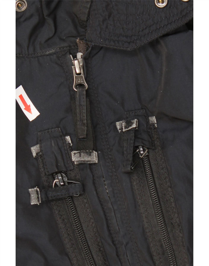 Chłopięca wyściełana kurtka z kapturem Parajumpers 11-12 lat, mała, granatowa, poliester