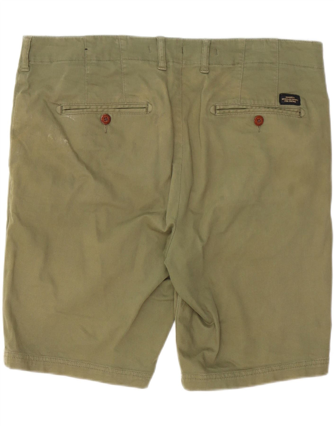 Męskie spodenki Chino SUPERDRY W36, duże, bawełniane w kolorze khaki