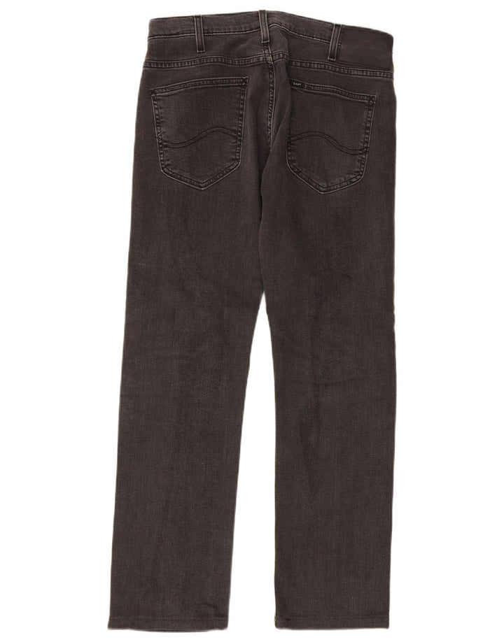 Damskie jeansy Lee Powell Slim W31 L30 Szara bawełna