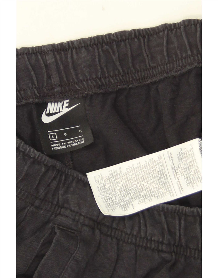 Męskie spodenki sportowe Nike, duże, czarne, bawełniane
