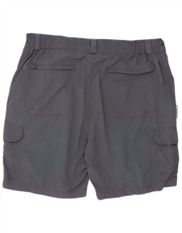 Męskie spodenki cargo Mountain Warehouse W40 XL, szary nylon