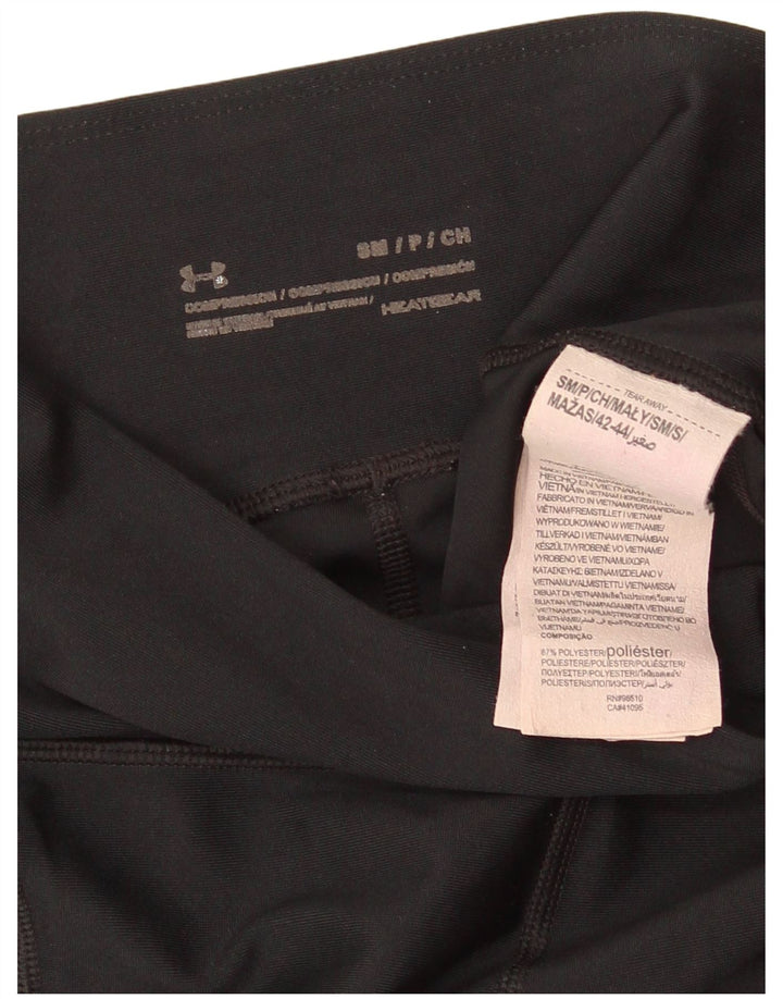 Legginsy damskie Under Armour UK 10, małe, czarne, poliestrowe
