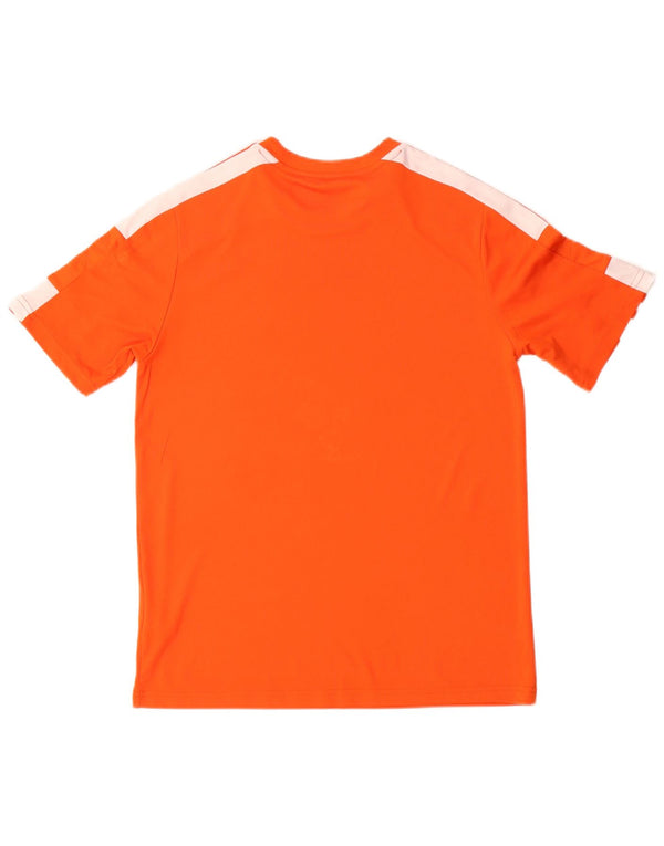 Chłopięca koszulka Adidas Aeroready Graphic Top 13-14 lat Pomarańczowy poliester