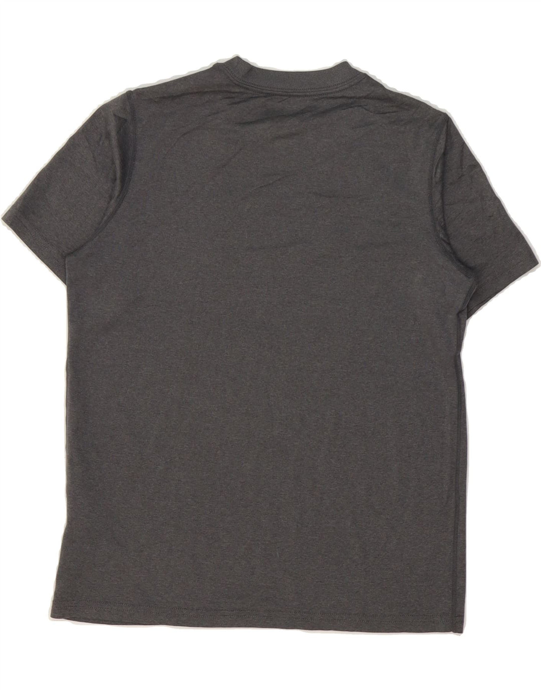 NIKE Womens Dri Fit Graphic T-Shirt Top UK 12 Medium Grey Polyester Vintage Nike and Second-Hand Nike from Messina Hembry 