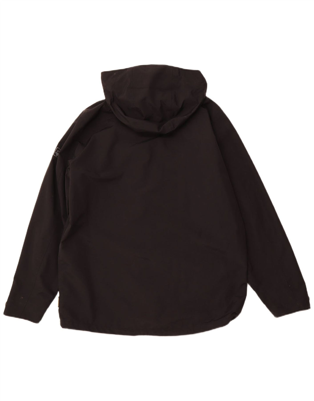 Męska kurtka przeciwdeszczowa z kapturem JACK WOLFSKIN UK 42, duża, czarna, poliamidowa