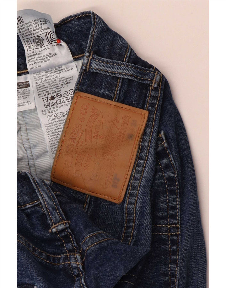 Męskie jeansy Levi's 512 Slim W36 L34 Niebieska bawełna