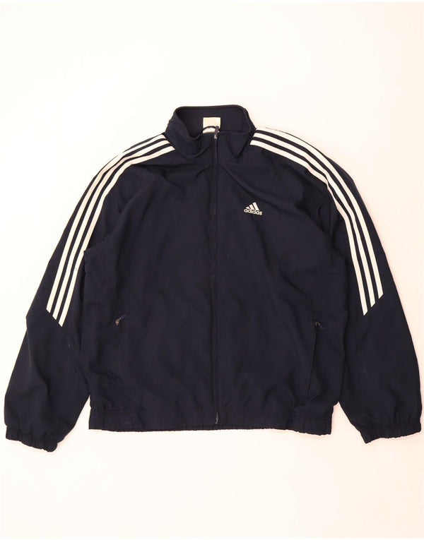 Adidas Męska bluza dresowa UK 44/46 XL Granatowa, poliester
