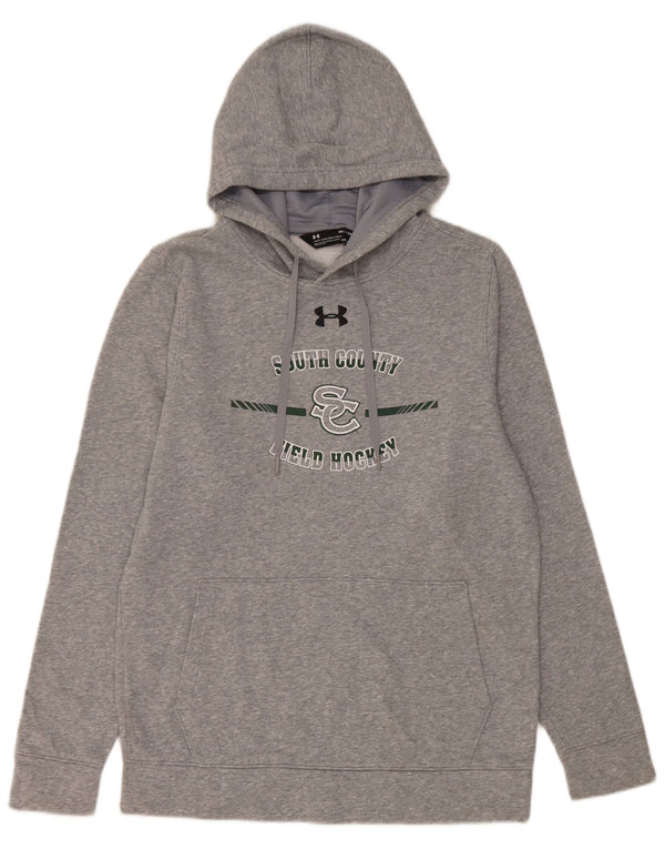 Under Armour Mens South County Field Hockey Hoodie Jumper Small Grey