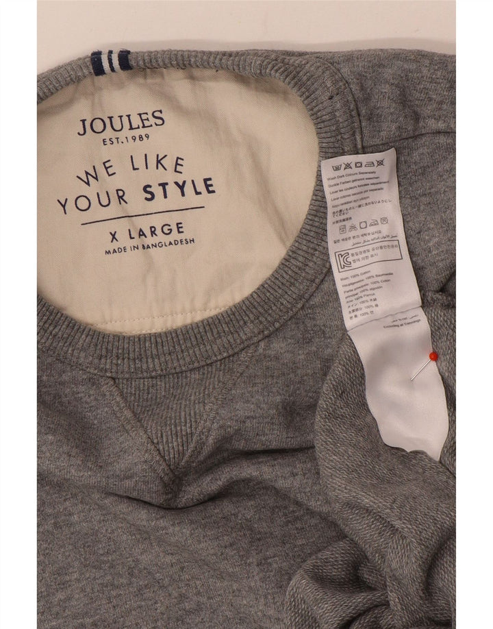Męska bluza Joules XL, szara, nakrapiana bawełna