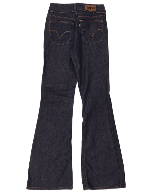 Damskie jeansy Levi's 479 Booty Flared W27 L34 Granatowa bawełna