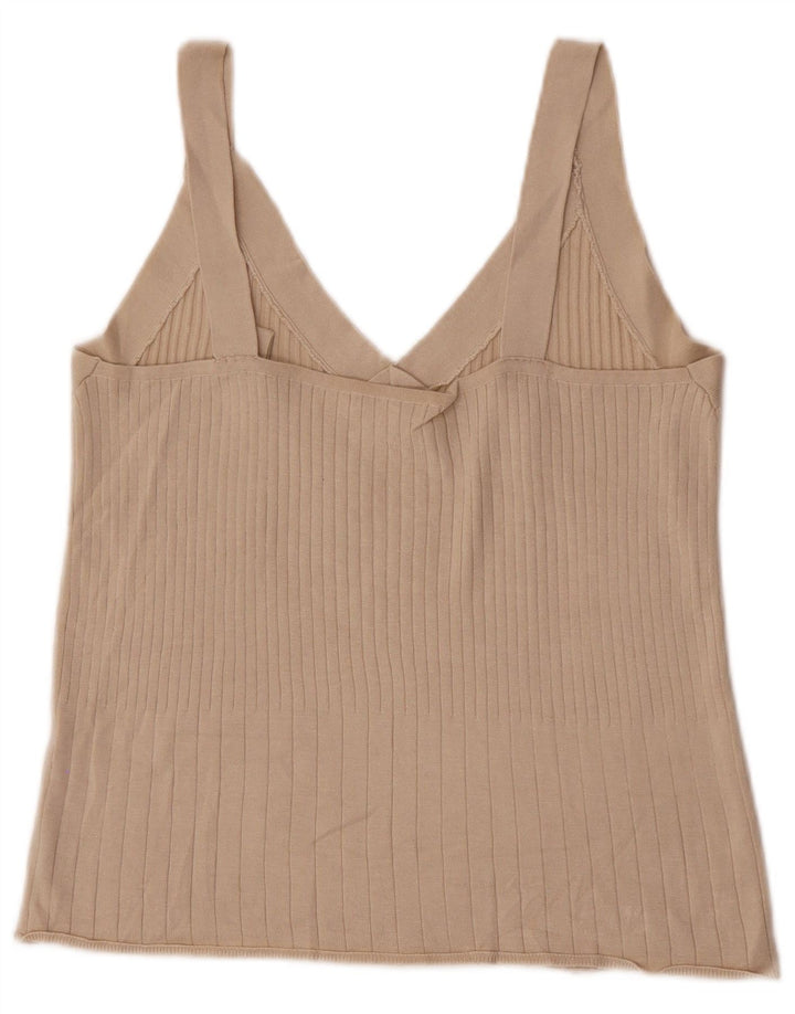 Damski top na ramiączkach Massimo Dutti, UK 14, duży, beżowy