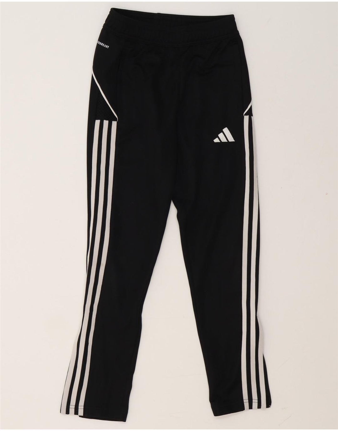 Chłopięce spodnie dresowe Adidas Aeroready 9-10 lat, czarny poliester