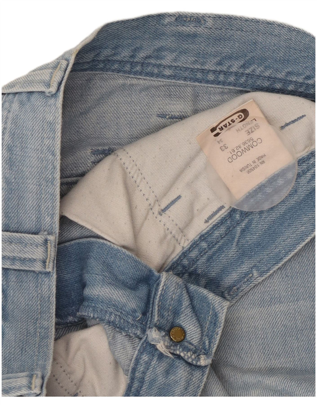 Męskie jeansy rozkloszowane Comwood G-STAR W33 L34 Niebieska bawełna