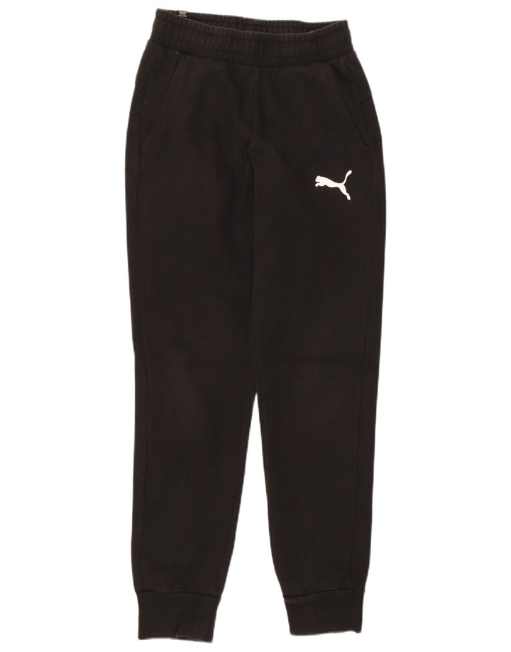 PUMA Womens Graphic Tracksuit Trousers Joggers XS  Black