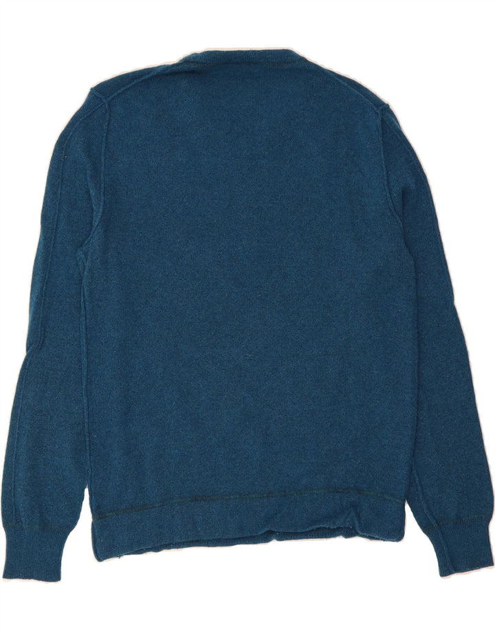 BLAUER Womens Crew Neck Jumper Sweater UK 16 Large Blue Wool Vintage Blauer and Second-Hand Blauer from Messina Hembry 