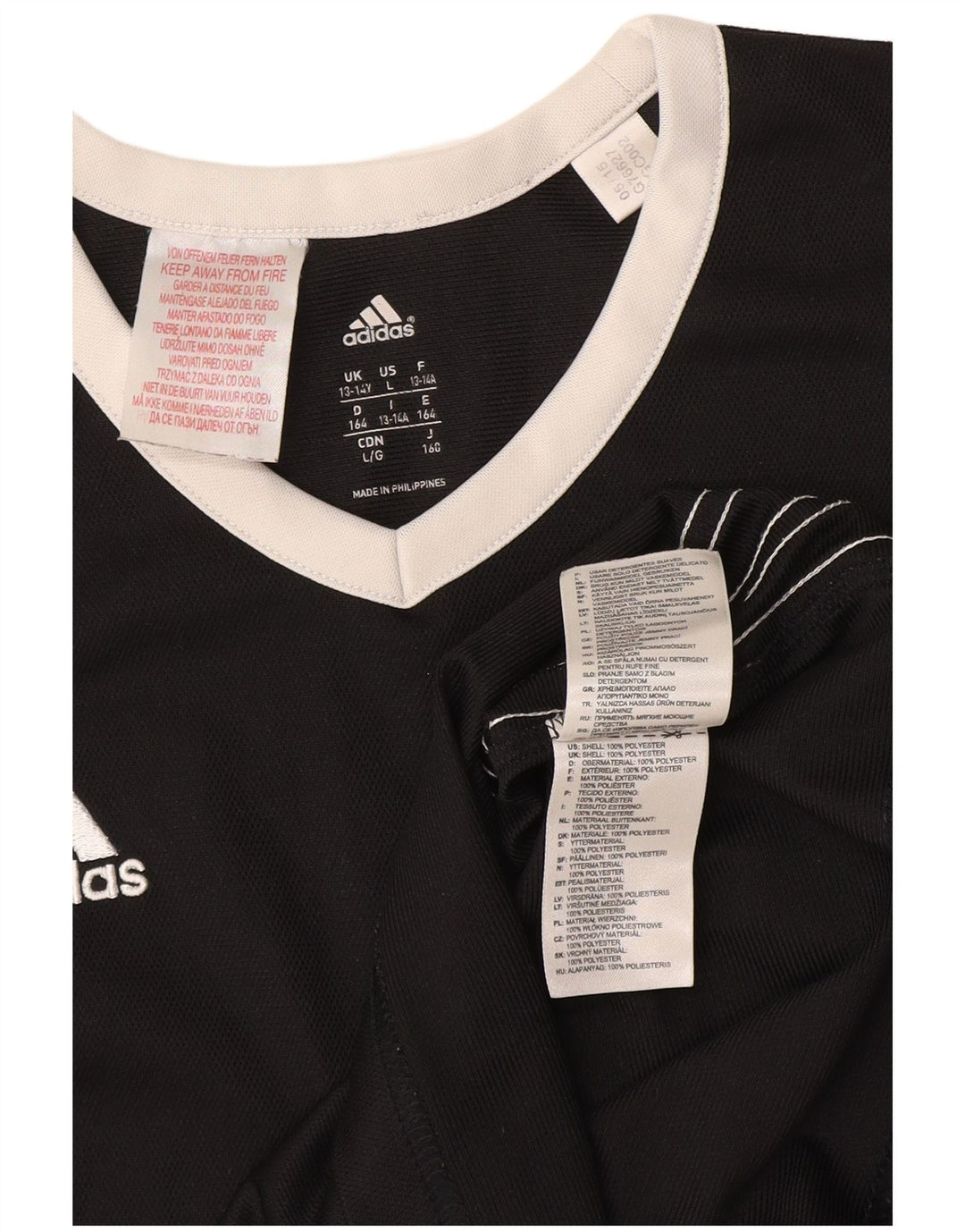 Adidas Dziewczęca Kamizelka Top 13-14 Lat Czarny Poliester