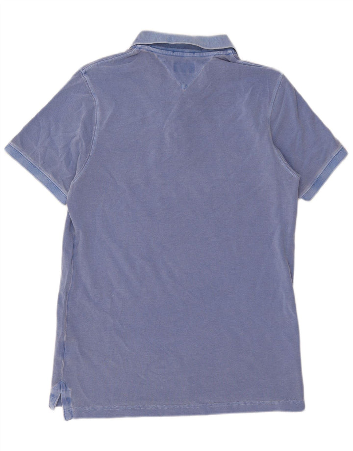 Męska koszulka polo Tommy Hilfiger w kolorze średnioniebieskim, bawełniana